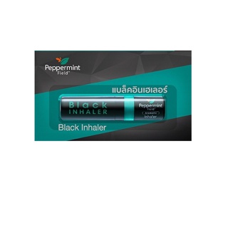 [ใส่โค้ด HWPZCNC ลดทันที 60 บาท]Peppermint Field Black Inhaler ยาดมเป๊ปเปอร์มิ้นท์ ฟิลด์ แบล็คอินเฮเลอร์