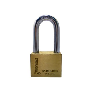 กุญแจลูกปืน SOLEX R40L 40 มม. SOLEX 40MM R40L PB PADLOCK