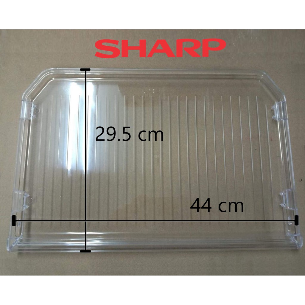 ⚙️ชั้นวางของในตู้เย็น Sharp ชาร์ป รุ่น SJ-C15/C17/M19/N19/G19/C19/C20 ถาดวางของในตู้เย็น ของแท้