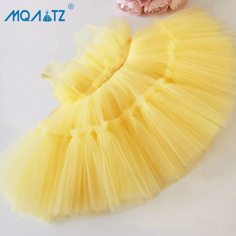 Mqatz ชุดเดรสตูตู แต่งลูกไม้ สไตล์เจ้าหญิง แฟชั่นฤดูร้อน สําหรับเด็กผู้หญิง อายุ 1 ปี 0-5 ปี L2099XZ
