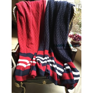 ผ้าห่ม European cotton knitting blanket (130x160 cm.)