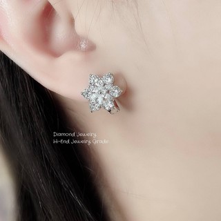 Diamond Earring งานเพชร CZ แท้ งานสวยมว้ากกกกกถึงมากที่สุดคะ รุ่นนี้แนะนำเลยค่ะ เพชรเยอะ เพชรน้ำขาวมากๆ