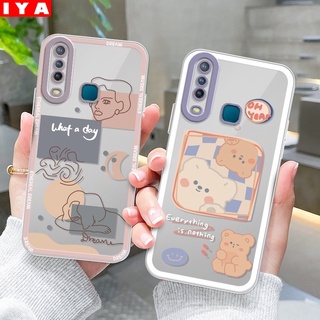 ใหม่ เคสโทรศัพท์มือถือแบบนิ่ม TPU ใส ลายหมีน่ารัก แฟชั่น สําหรับ Huawei Nova 3i Nova 5T Y7A Y7 Pro Y9S Y9 Prime 2019 Nova7i 7SE P20 Lite P30 P40