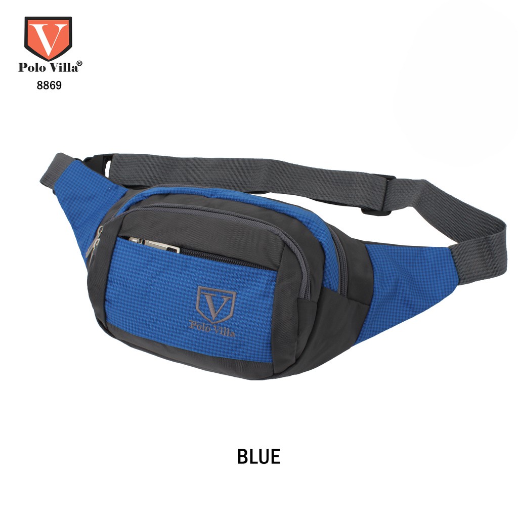 (MeilaShop) กระเป๋าคาดเอว Polo Villa 83869 - กระเป๋านักเรียน 7 สี