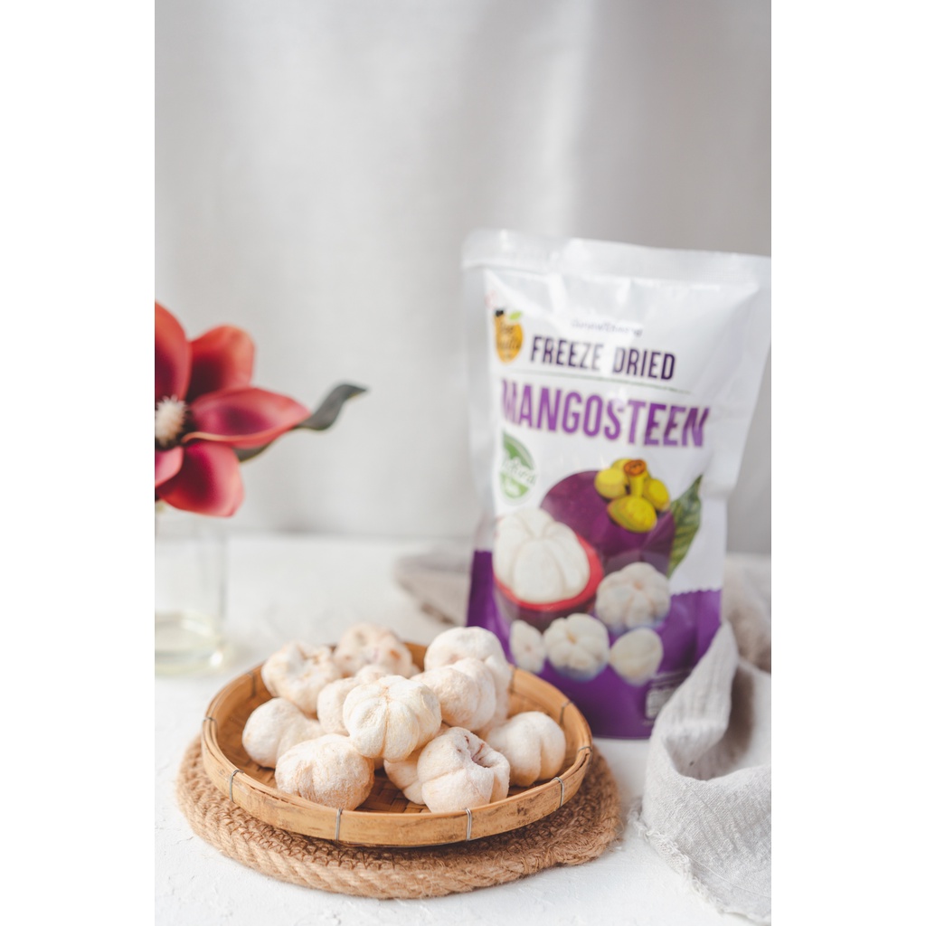 มังคุดฟรีซดรายFreeze Dried  Mangosteen  ตราบีฟรุ๊ต🐝 ขนาด 50 กรัม
