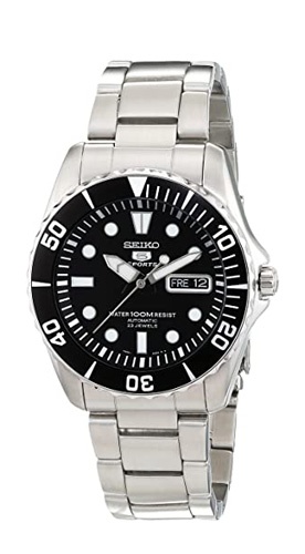 seiko 5 Sports Automatic นาฬิกาผู้ชาย สายสแตนเลส