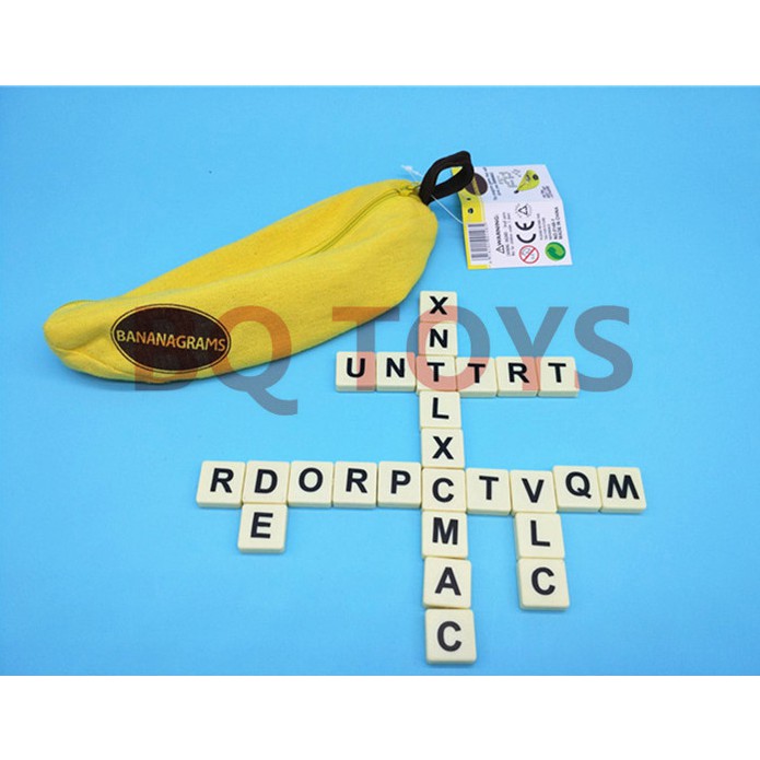 ปริศนาคําศัพท์ภาษาอังกฤษ Bananagrams - Scrabble