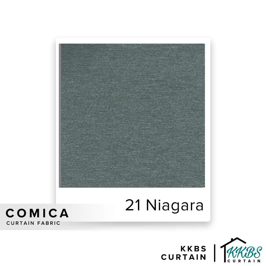 KKBS CURTAIN Comica Fabric Cut by Meter - Niagara (126")
