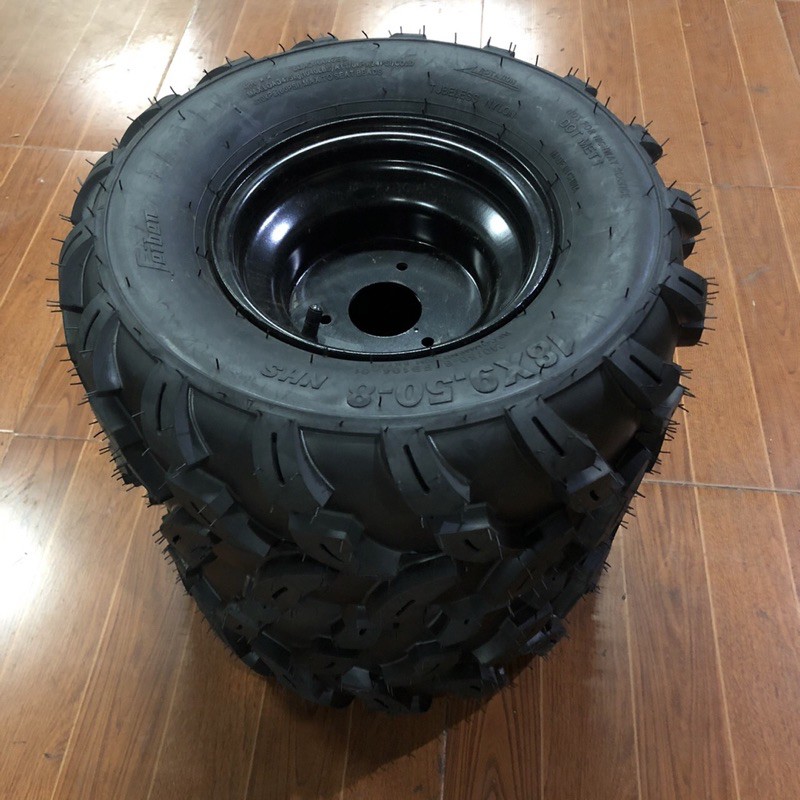 ล้อ ATV ขนาด 8 นิ้ว พร้อมกะทะ ราคาโรงงาน กระทะ 3รู กระทะ 4รู 19x7-8/18x9.5-8 (ราคาต่อ 1ล้อ)