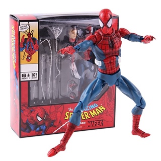 The Amazing Spider Man Mafex figure Model Special Edition ฟิกเกอร์โมเดลสไปเดอร์แมนรุ่นพิเศษพร้อมอุปกรณ์ตกแต่ง