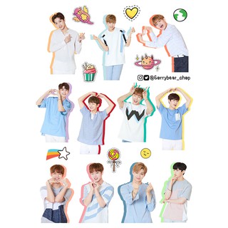 Wanna One Sticker Die-Cut สติ๊กเกอร์ ไดคัท