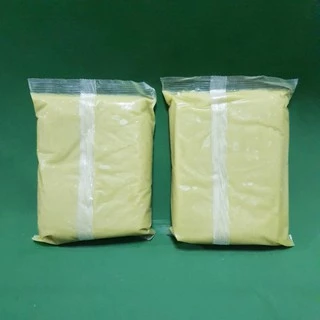 ไส้สังขยาสำเร็จ ไส้ขนมสำเร็จรูป 1 กิโลกรัม ยี่ห้อ a ไส้ขนมไม่หวานมาก (ไส้ขนมเนื้อออกเหลว ปั้นไม่ได้ค่ะ)