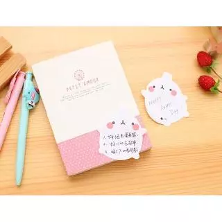 กระดาษโน๊ตกาวในตัว Sticky Note Molang✔️พร้อมส่ง(🎲สุ่มลาย)เครื่องเขียน จดบันทึกลายน่ารัก
