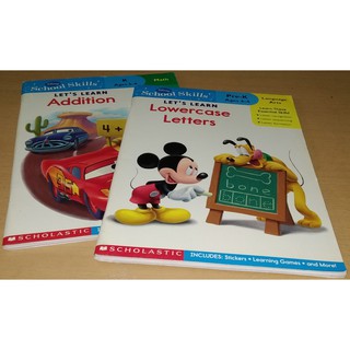 Disney School Skills : Lets Learn 2เล่ม450  บาท --&gt; ขาย 170 บาท