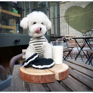 MAKIT Stretchy Yarn Toy Oreo ของเล่นสุนัขจากไหมยางยืด รูปโอริโอ นำเข้าจากเกาหลี 🇰🇷