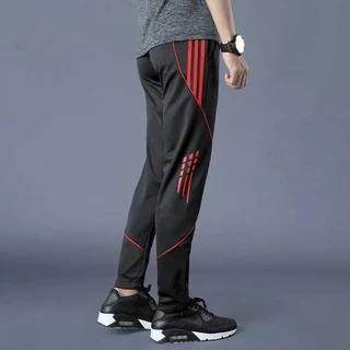 L-5XL กางเกงกีฬาผู้ชาย ฟิตเนส กางเกงเทรนนิ่งเอวยางยืดหลวม Plus Size กางเกง
