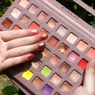 พร้อมส่ง อายแชโดว์ 40 สี เครื่องสําอางสําหรับแต่งหน้า CAIJI 40 color eyeshadow palette earth color eyeshadow