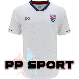 เสื้อแข่งทีมชาติไทย 2019 ผู้ชาย WARRIX WA-19FT51M สีขาว XS-7L