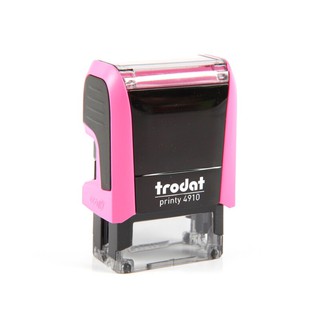 ตรายางหมึกในตัว 26x9 มม. สีน้ำเงิน โทรดัท TR-4910/Self-inking Rubber Stamp 26x9 mm. Blue Trodat TR-4910