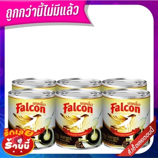 นกเหยี่ยว ครีมเทียมข้นหวาน 380 กรัม x 6 กระป๋อง Falcon Sweetened Condensed Non Dairy Creamer 380 g X6 cans