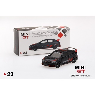 MINI GT 1/64 : MGT00023-L : Honda Civic Type R (FK8) "Customer Racing Study" LHD