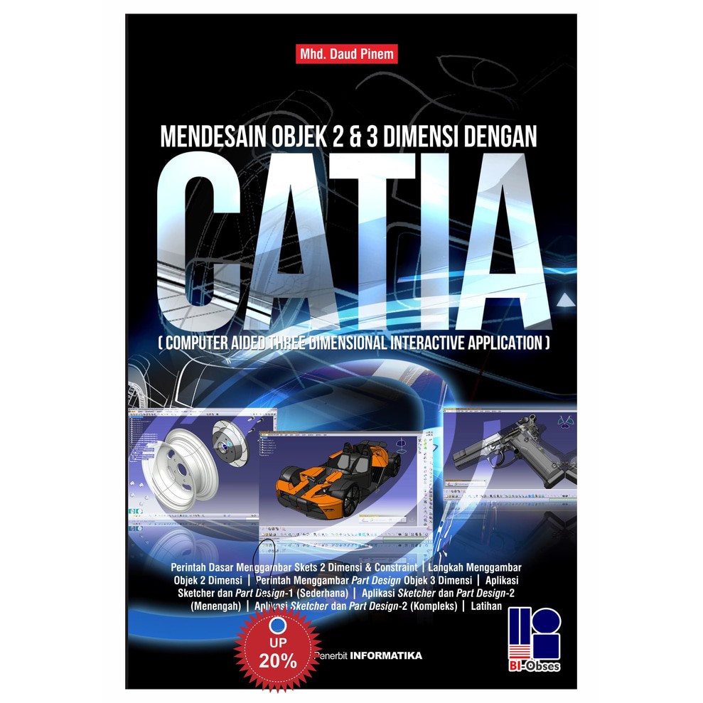ออกแบบหนังสือ OBJECTS 2 และ 3 มิติพร้อม CATIA