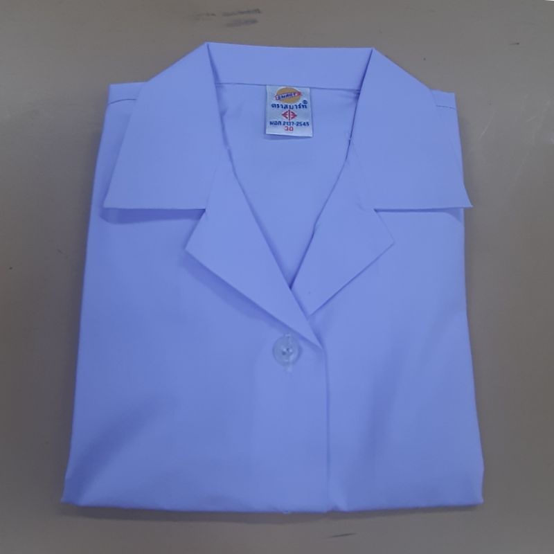 เสื้อนักเรียนหญิง คอฮาวาย ป.1 – ป.4 ปักชื่อ + อักษรย่อโรงเรียน ราคาประหยัด size 30-44 ห้ามพลาด! ราคา ถูกที่สุด ดีลบีเคเค แกลเลอรีภาพที่ 3