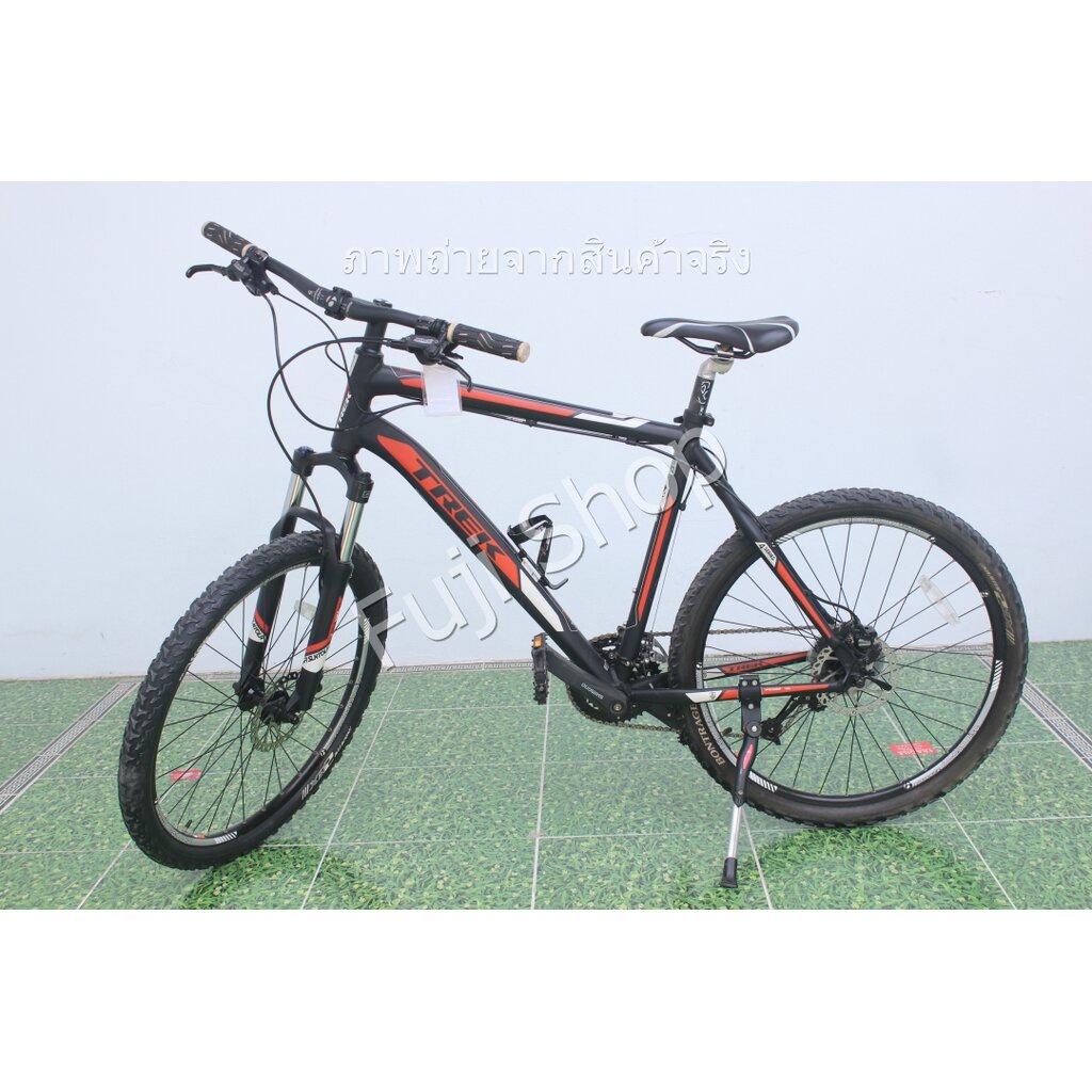จักรยานเสือภูเขาญี่ปุ่น - ล้อ 26 นิ้ว - มีเกียร์ - อลูมิเนียม - มีโช๊ค - Trek Four series 4300 - สีดำ [จักรยานมือสอง]