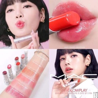 แท้💯ฉลากไทย M.A.C Glow Play Lip Balm สี Floral Coral