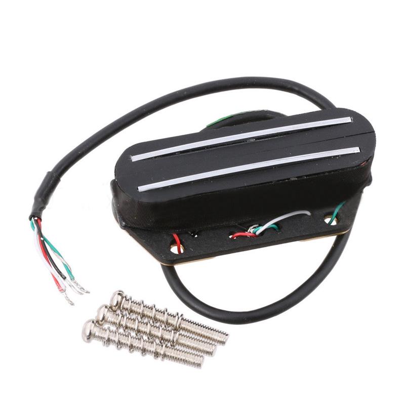 heavy duty dual rail single coil humbucker pickup 4 สายสําหรับกีตาร์ไฟฟ้า