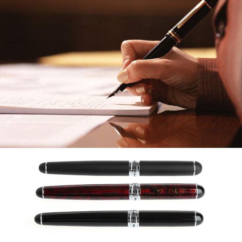 JINHAO X750 Fountain Pen Pull-type Curving-nib Writing