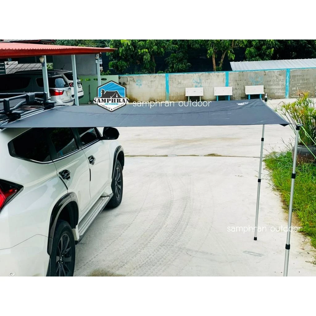 ชุดผ้าใบกางข้างรถ ขนาด 2.1 x 2.4 เมตร - รูปที่ 1