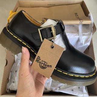 【ของแท้】ดร. รองเท้าบูทมาร์ติน Martens Air Wair 1461 Mary Jane T Type สําหรับผู้หญิง ไซซ์ 34-41 ZD4I AODC