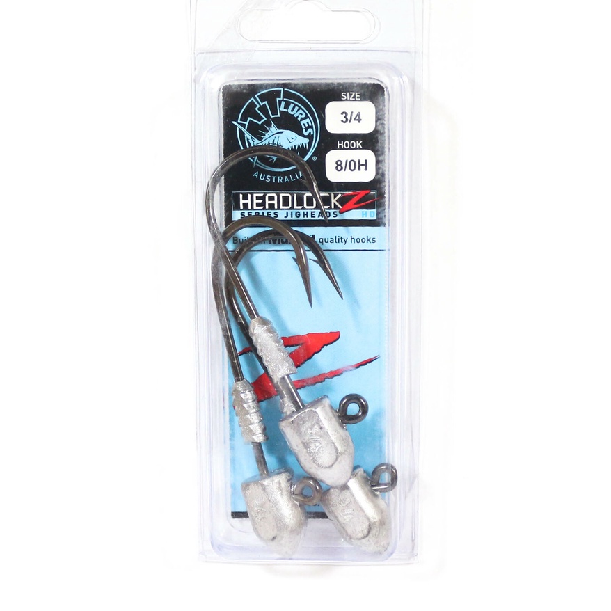 Tackle Tactics TT Headlockz HD Jig Head 3/4 oz 8/0 3 ต่อแพ็ค (3313)