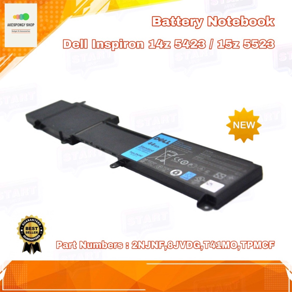 แบตโน๊ตบุ๊ค Battery Notebook Dell Inspiron 14z 5423 15z 5523 Series (11.1v / 44Wh) ของแท้ รับประกัน 