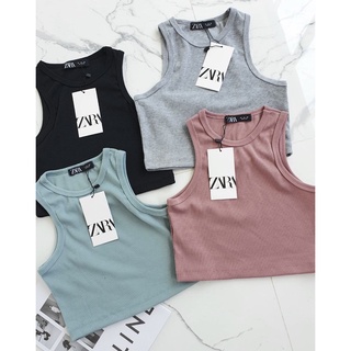 เสื้อกล้ามZARA ผ้าร่องอย่างดี