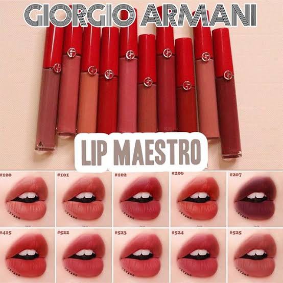 giorgio armani lip maestro intense velvet color