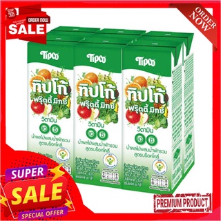 ทิปโก้น้ำผักรวม40% บร๊อคโคลี่ 225มล.X6TIPCO MIXEDFRUIT40% BROCCOLI 225MLX6