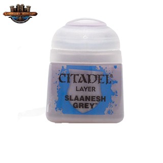 [P360พร้อมส่ง] Citadel : LAYER : SLAANESH GREY (12ML) สีอะคริลิคสำหรับทาโมเดล