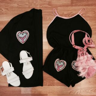 Little mermaid kimono set