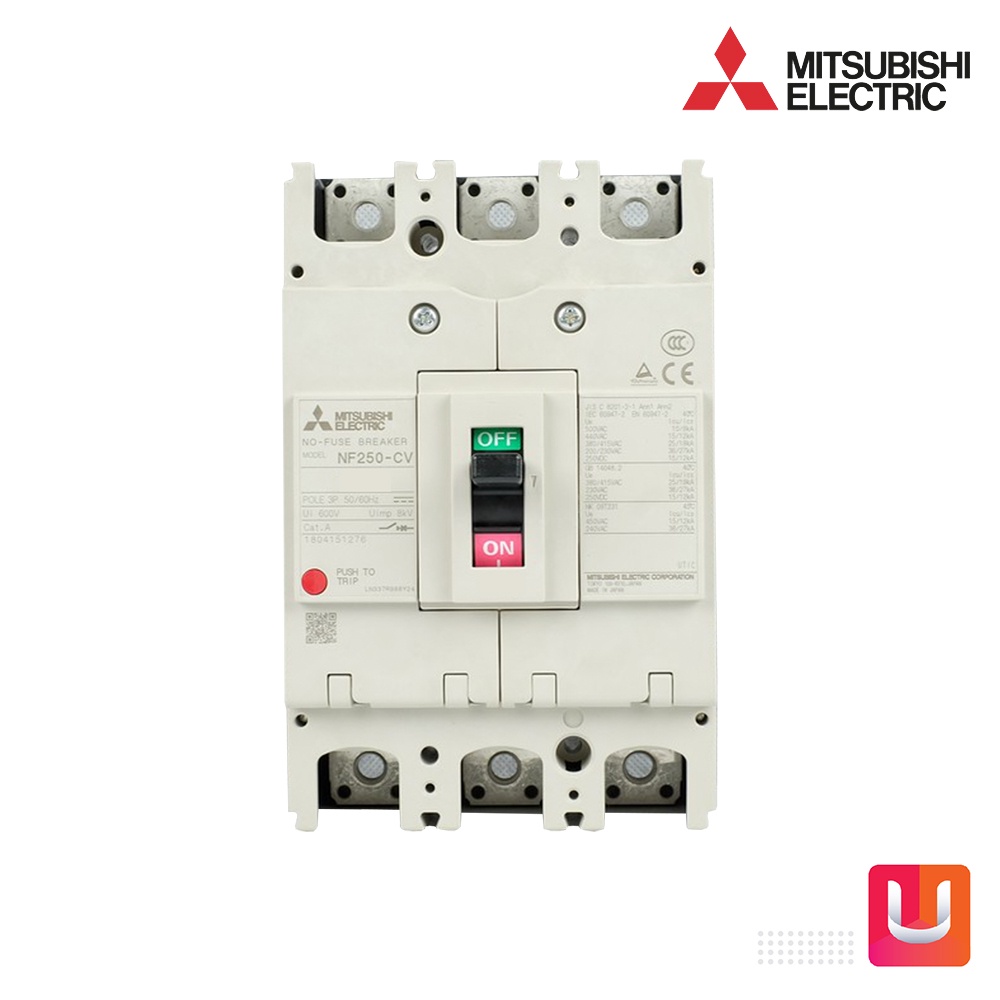 MITSUBISHI - NF250-CV 3P 150A - Molded Case Circuit Breaker (MCCB)-สวิตช์ตัดตอนอัตโนมัติ-สั่งซื้อได้