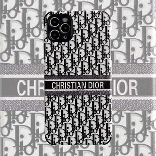 เคสหลัง แบรนด์ ลายตัวอักษร Dior เหมาะสำหรับ iP 13ProMax/ip 13pro/ip13/ip12promax/ip12/ip11promax/ip11