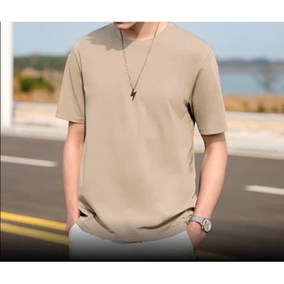 เสื้อยืดสีพื้นคอกลม เสื้อเปล่า ยืดแต่ไม่ย้วย ยับยากแบบไม่ต้องรีด ไม่จางหาย#04000