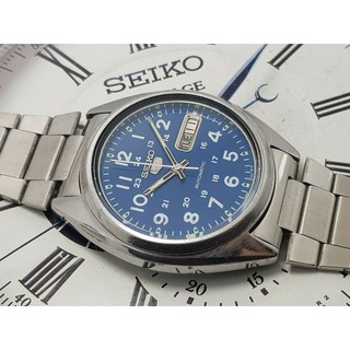 seiko automatic 7009 modify หน้าน้ำเงิน สภาพดี ล้างเครื่องมาเรียบร้อยครับ