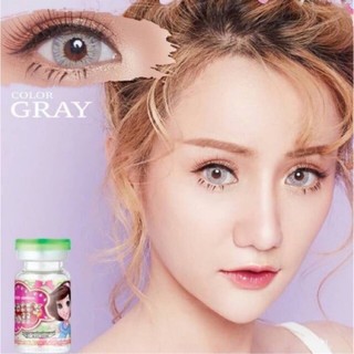 (2) Vampire Twilght Gray / Vampire Gray บิ๊กอาย สีเทา เทา โทนฝรั่ง สายฝอสุด Pretty Doll คอนแทคเลนส์ Bigeyes Contact Lens