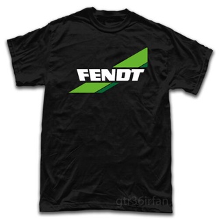 ใหม่ เสื้อยืด ผ้าฝ้าย 100% พิมพ์ลายกราฟฟิค Fendt Farming Tractor