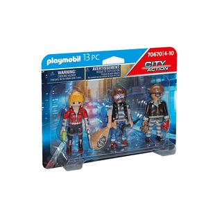 Playmobil 70670 Thief Figure Set แอ็คชั่นฟิกเกอร์ ตำรวจ เซ็ตฟิกเกอร์เซ็ตโจร