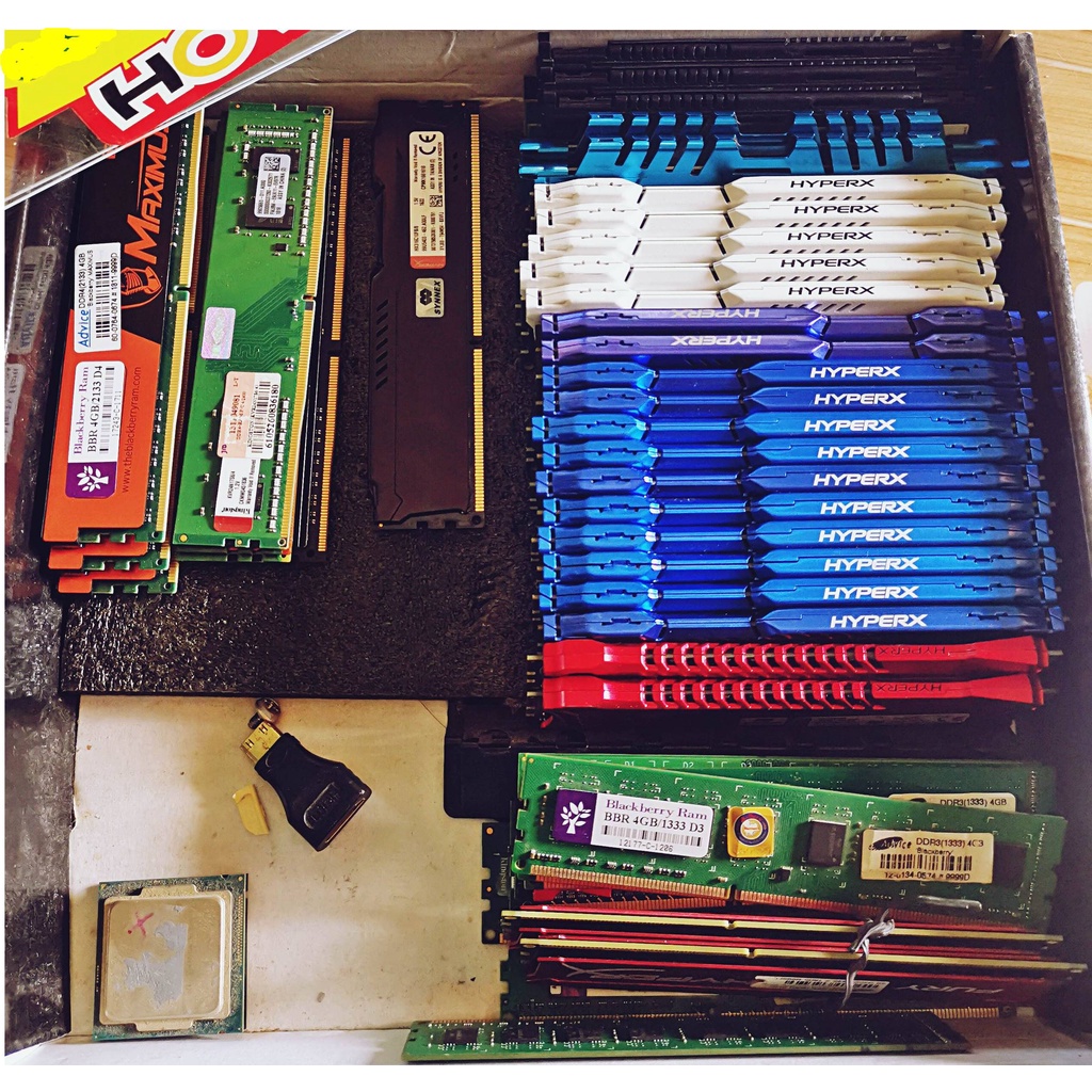 RAM DDR3 Kingston HyperX G-Skill Corsair BlackBerry 4G 8G [ 8x1 ] [ 4x2 ] BUS 1333 1600 1866 2400 [ 