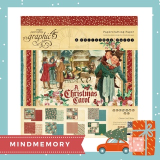 Paper Pad กระดาษสแครปบุ๊ค ขนาด 12x12 นิ้ว Christmas Carol 🎅🎄