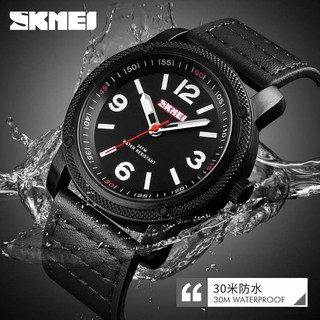 SKMei Watch สายหนัง สินค้าแท้กันน้ำ 100% Code:W10D010363